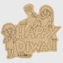 MDF Cutouts for DIY Crafts and Home Decor - Happy Diwali